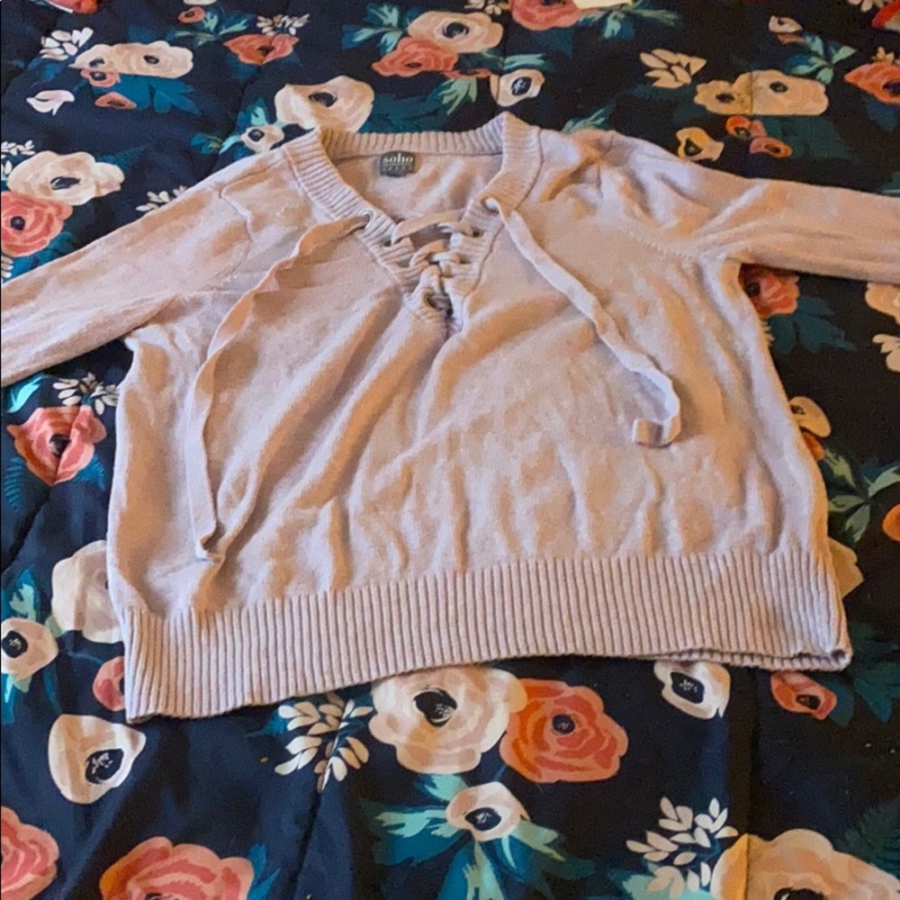 Lavender New York and company sweater